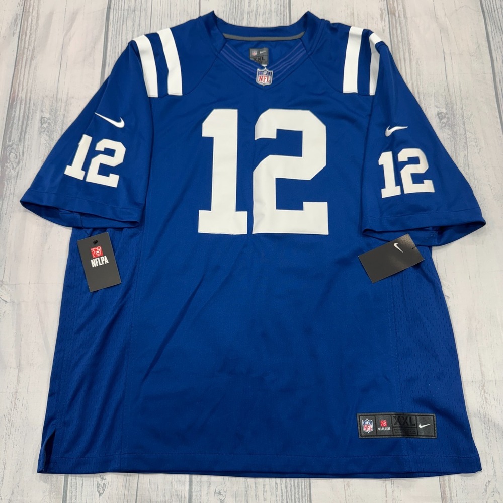 NWT Nike Indianapolis Colts Andrew Luck Limited Jersey 2XL Sewn OnField NFL Blue